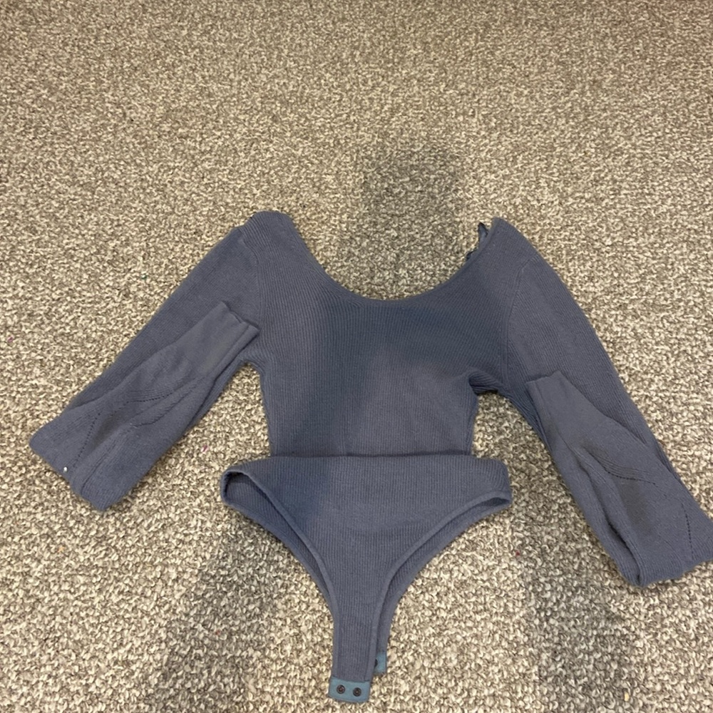 sky sky long sleeve jumpsuit